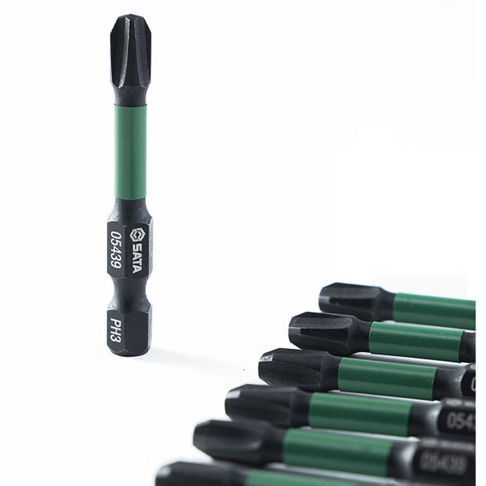 Hộp 10 mũi vặn vít SATA 05439 kích thước PH3 x 50mm