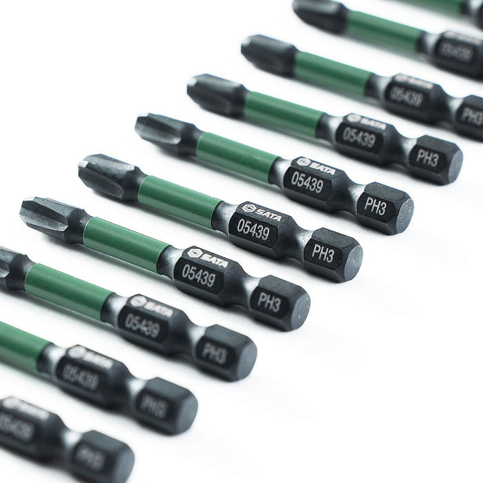 Hộp 10 mũi vặn vít SATA 05439 kích thước PH3 x 50mm