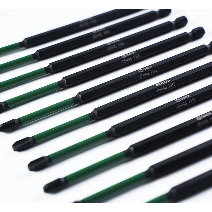 Hộp 10 mũi vặn vít SATA 05444 kích thước PH3 x 150mm