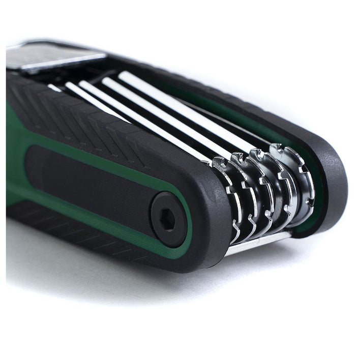 Bộ lục giác gập hệ mét 8 chi tiết SATA 05480 kích thước từ 1.5mm - 8mmm