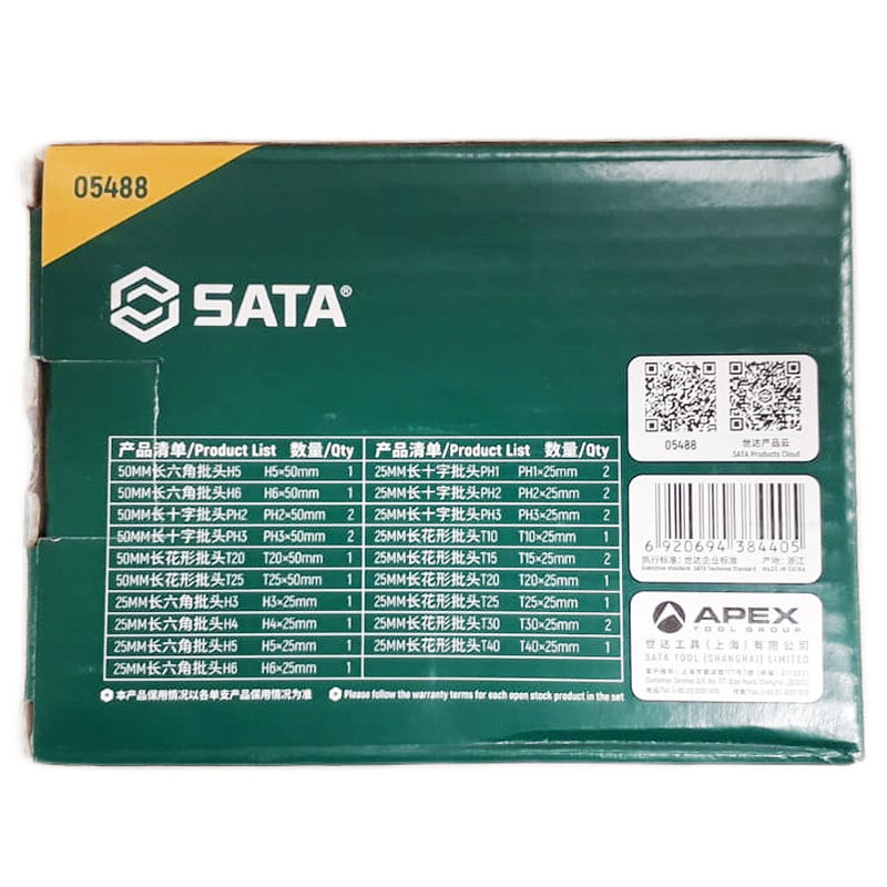 Bộ mũi vặn vít 26 chi tiết SATA 05488