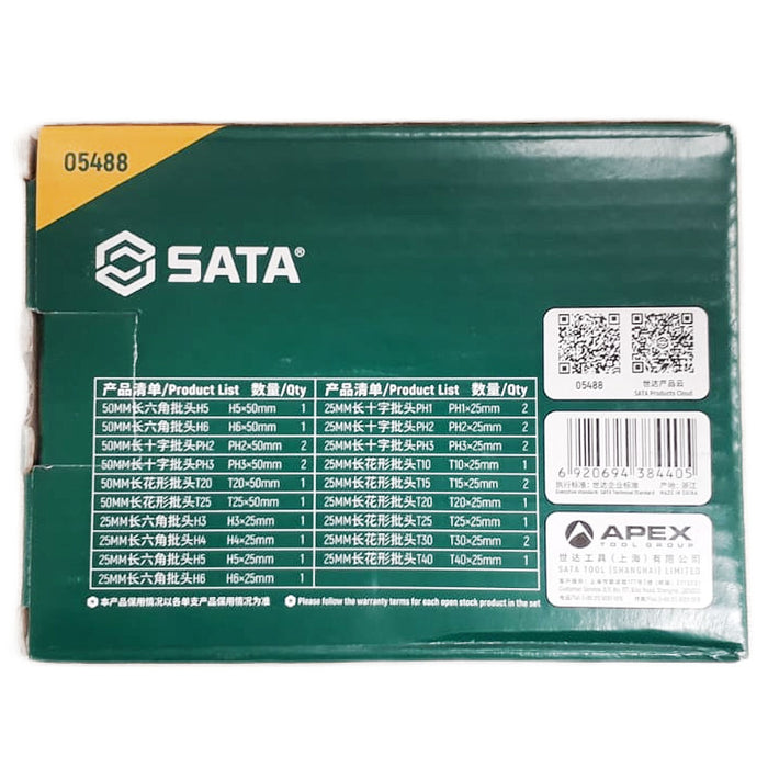 Bộ mũi vặn vít 26 chi tiết SATA 05488