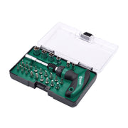 Bộ đầu tuýp và mũi vặn vít 29 chi tiết SATA 05493, dụng cụ sửa chữa đa năng, chất liệu Cr-V cao cấp.