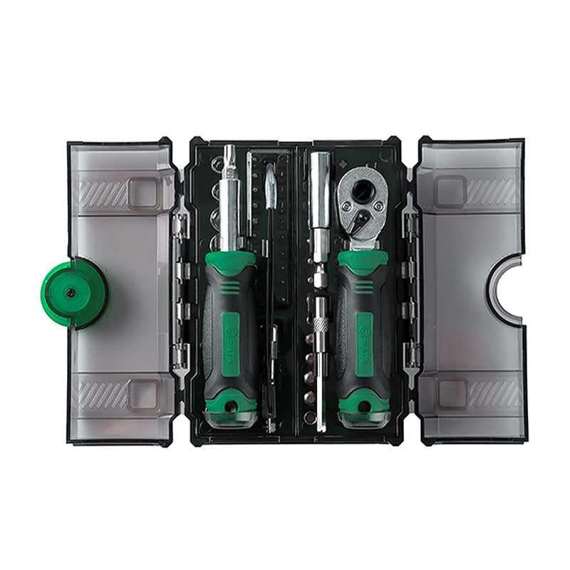 Bộ mũi vặn vít, đầu tuýp kết hợp 78 chi tiết SATA 05498A