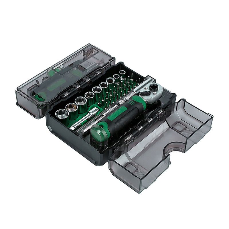 Bộ mũi vặn vít, đầu tuýp kết hợp 78 chi tiết SATA 05498A