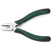 Kìm mini đa năng SATA 05504, 125mm, thép carbon, tay cầm chống trượt, cắt dây thép mềm Ø1.5mm, cứng Ø1.0mm.