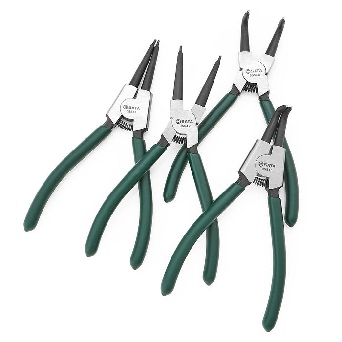 Kìm mở phe ngoài, mũi cong SATA 05545 chiều dài 175mm, khả năng mở phe từ Ø19mm - Ø60mm