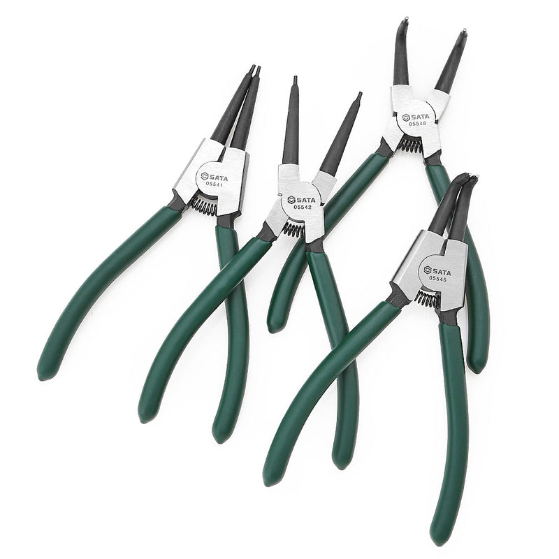 Kìm mở phe trong, mũi cong SATA 05546 chiều dài 175mm, khả năng mở phe từ Ø19mm - Ø60mm