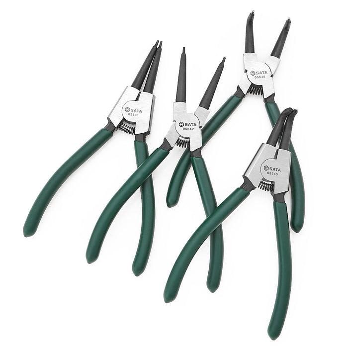 Kìm mở phe trong, mũi cong SATA 05546 chiều dài 175mm, khả năng mở phe từ Ø19mm - Ø60mm