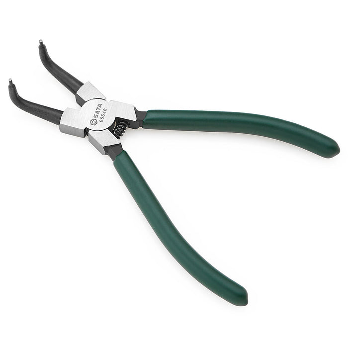 Kìm mở phe trong, mũi cong SATA 05546 chiều dài 175mm, khả năng mở phe từ Ø19mm - Ø60mm