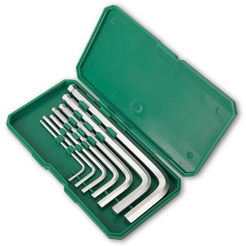 Bộ lục giác đầu bi 7 chi tiết SATA 05561 kích thước từ 1.5mm - 6mm