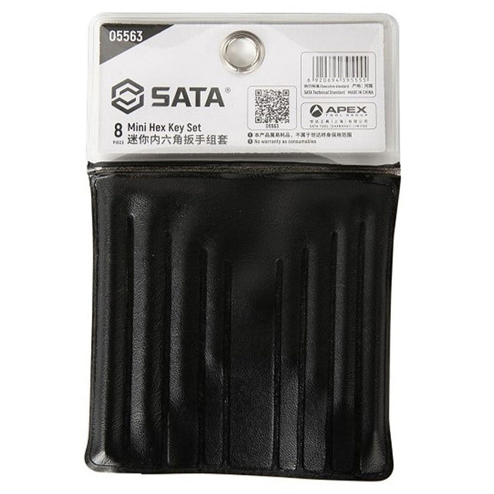 Bộ lục giác mini hệ mét 8 chi tiết SATA 05563