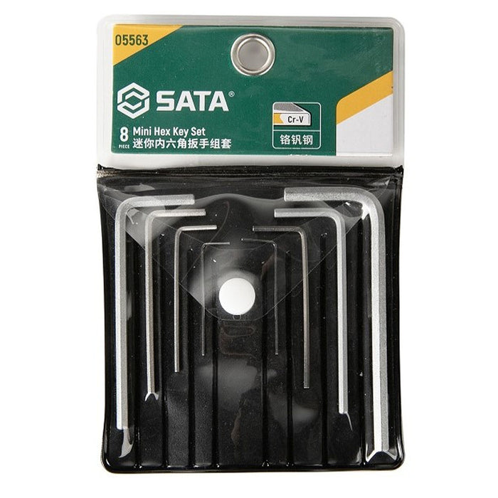 Bộ lục giác mini hệ mét 8 chi tiết SATA 05563