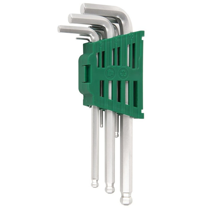 Bộ lục giác đầu bi hệ mét 9 chi tiết SATA 05567