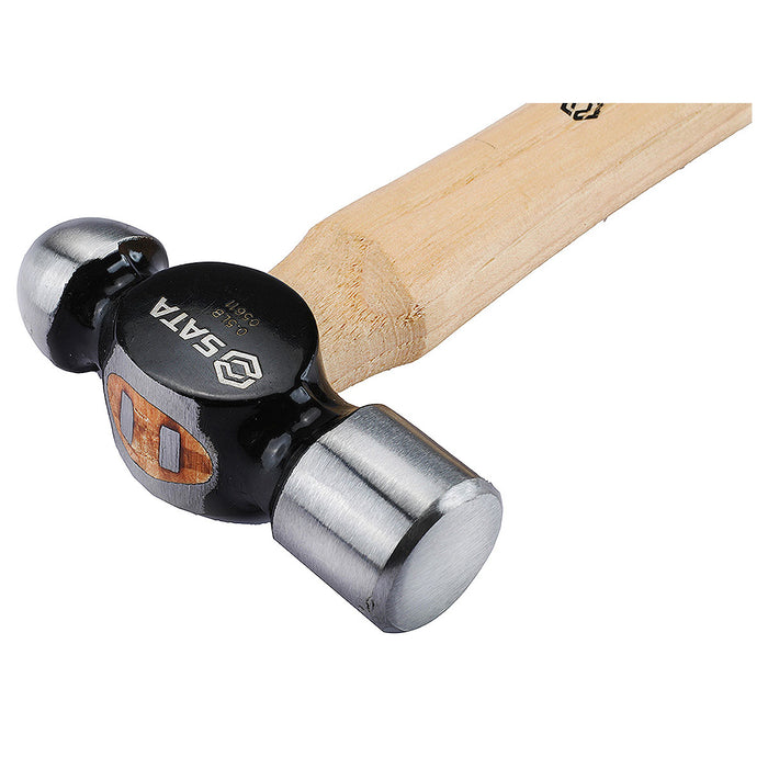 Búa đầu tròn cán gỗ Hickory SATA trọng lượng từ 225g - 450g