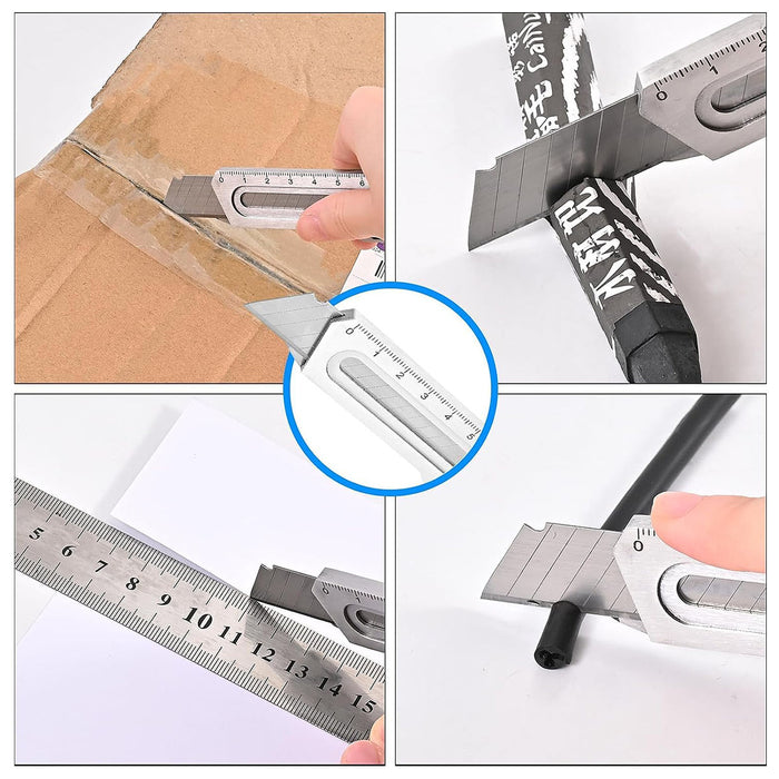 Dao rọc giấy đa năng 6 trong 1 SATA 05666 chất liệu thép SK2