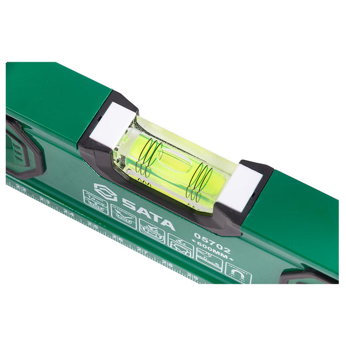 Thước thủy thân nhôm SATA chiều dài từ 300mm - 1000mm