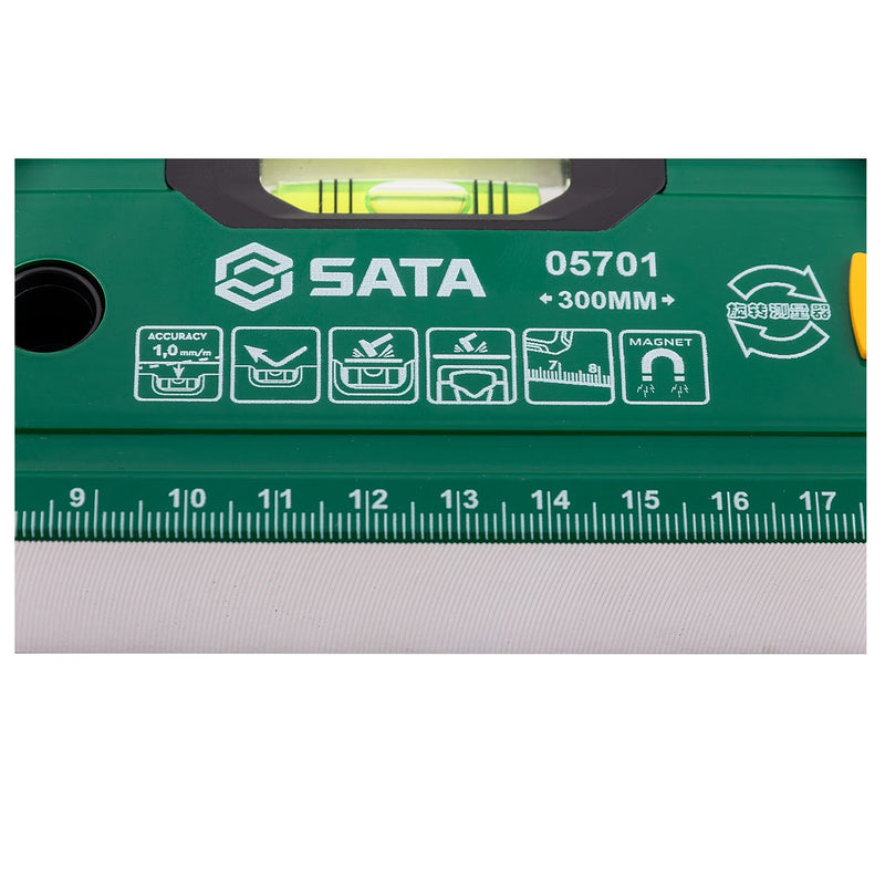Thước thủy thân nhôm SATA chiều dài từ 300mm - 1000mm