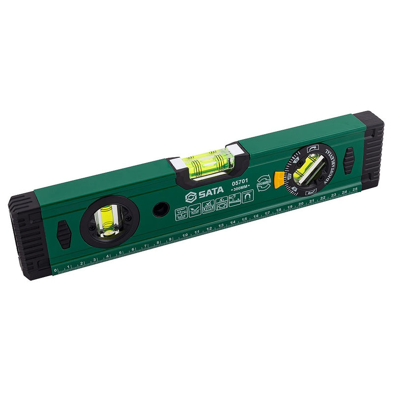 Thước thủy thân nhôm SATA chiều dài từ 300mm - 1000mm