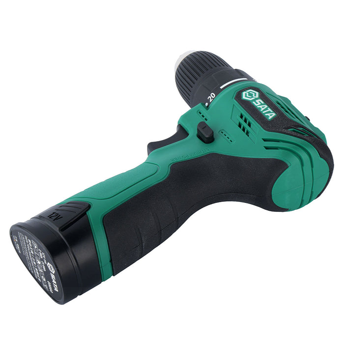 Máy khoan gỗ thép SATA 05803 dùng Pin 12V, đầu kẹp 10mm