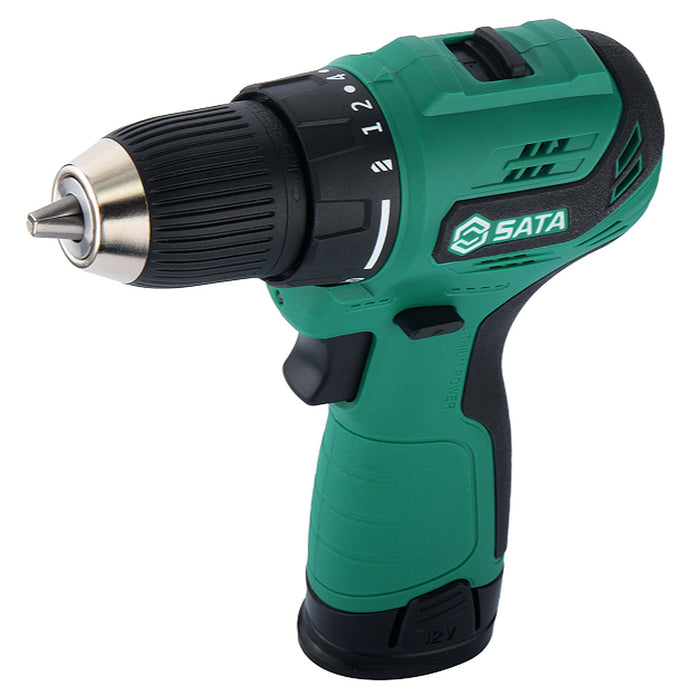 Máy khoan gỗ thép SATA 05803 dùng Pin 12V, đầu kẹp 10mm