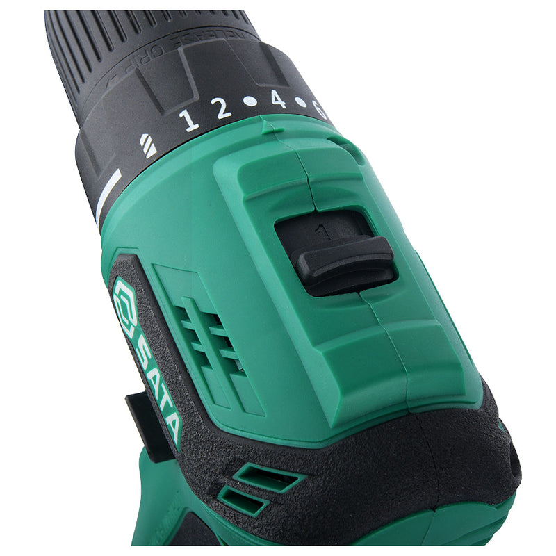 Máy khoan gỗ thép SATA 05803 dùng Pin 12V, đầu kẹp 10mm
