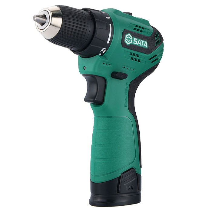 Máy khoan gỗ thép SATA 05803 dùng Pin 12V, đầu kẹp 10mm