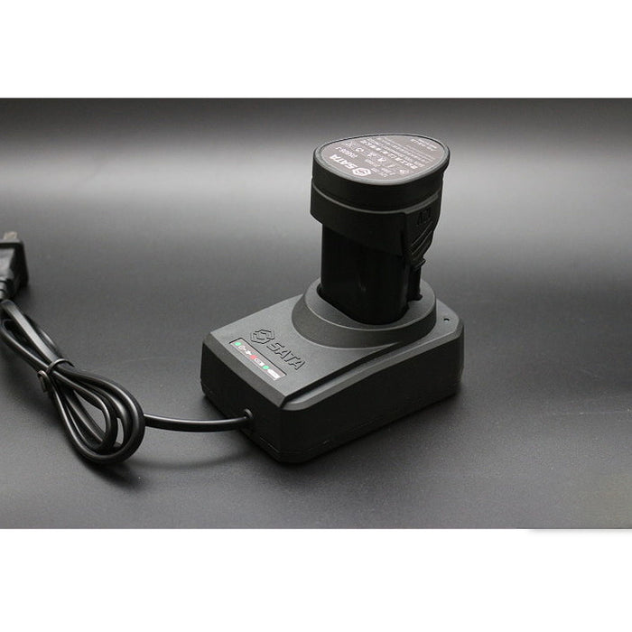 Máy khoan gỗ thép SATA 05806 dùng Pin 12V, đầu kẹp 10mm