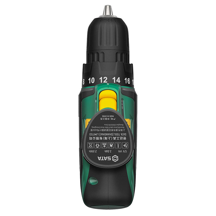 Máy khoan gỗ thép SATA 05806 dùng Pin 12V, đầu kẹp 10mm