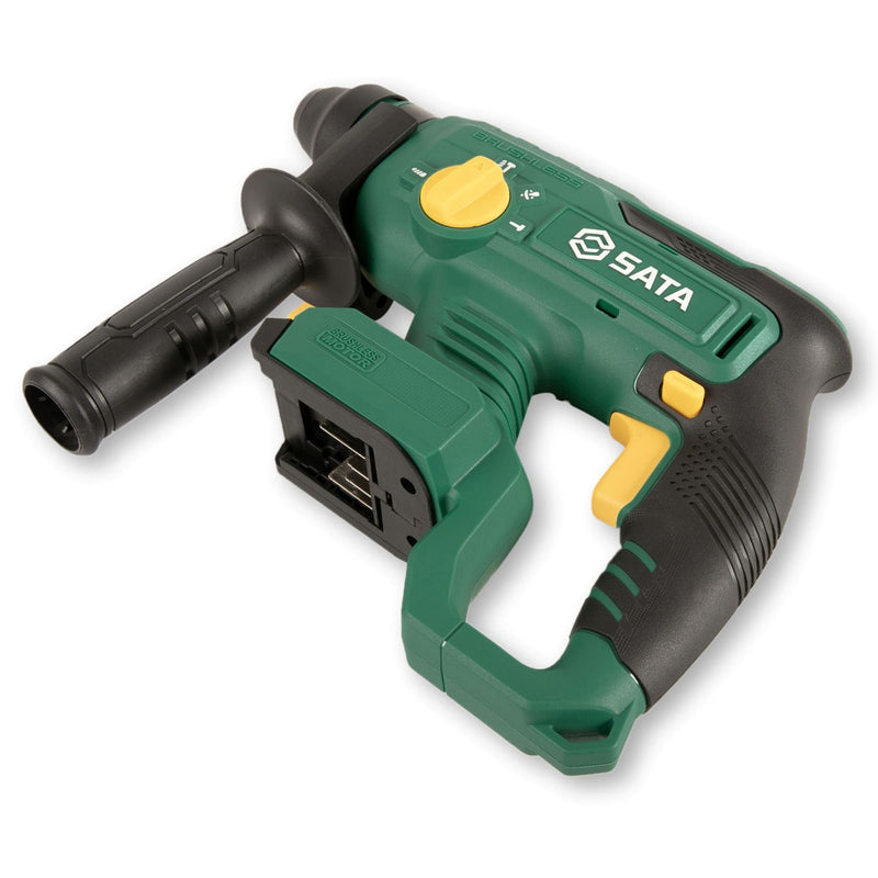Máy khoan bê tông 3 chức năng SATA 05822 dùng Pin 18V, đuôi gài SDS-Plus