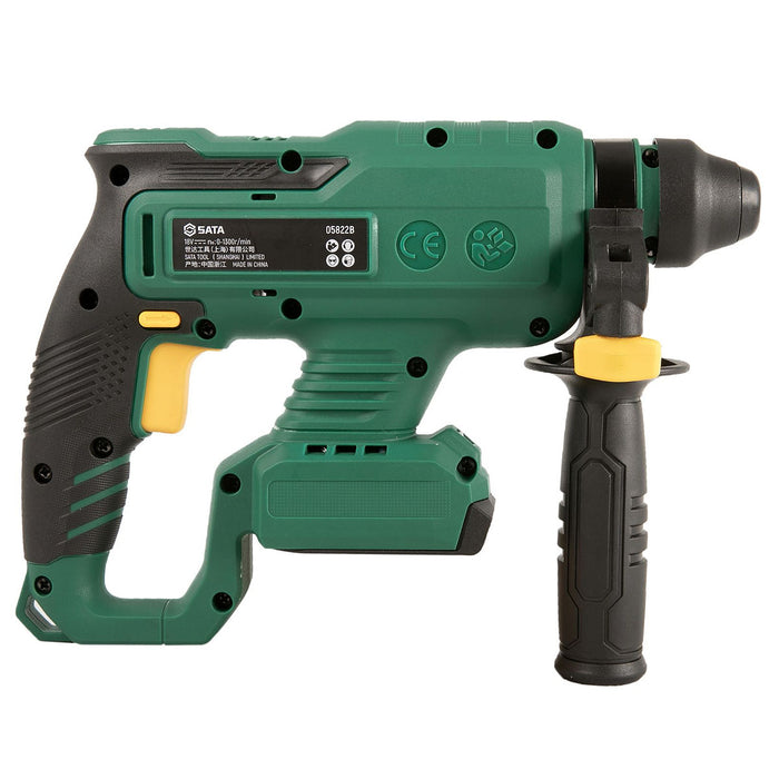 Máy khoan bê tông 3 chức năng SATA 05822 dùng Pin 18V, đuôi gài SDS-Plus