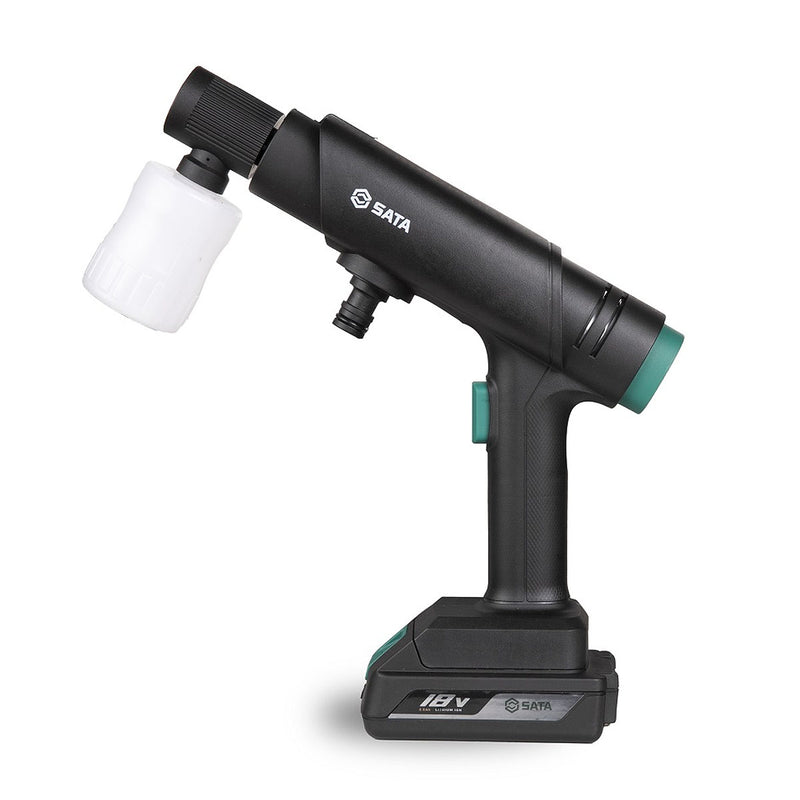 Máy xịt rửa xe cầm tay SATA 05895 dùng Pin 18V