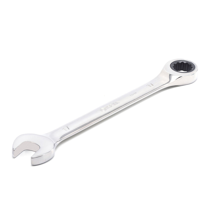 8Pc. Full Polish Combination Ratcheting Wrench Set SATA 08008