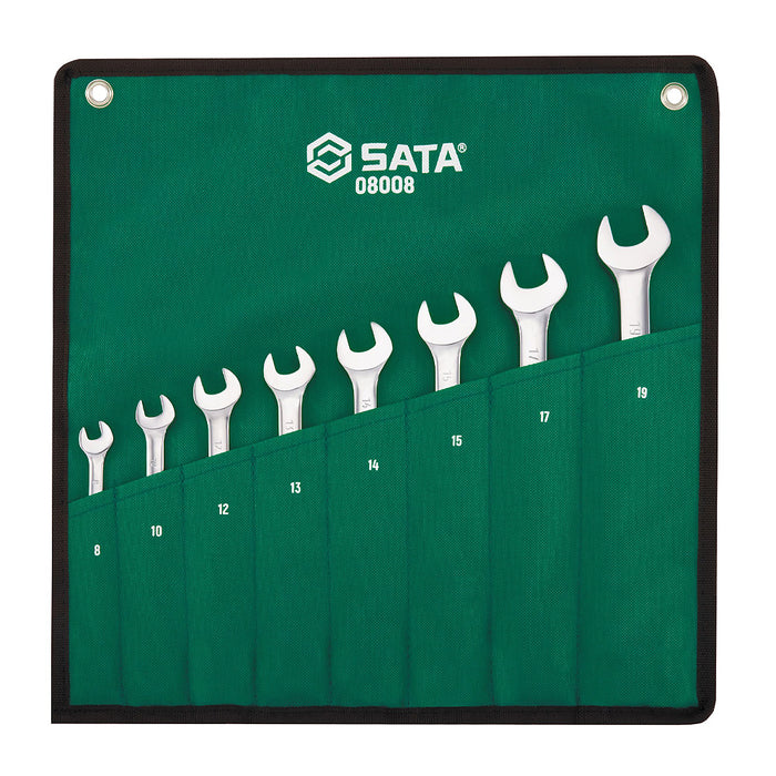 Bộ cờ lê vòng-miệng 8 chi tiết SATA 08008