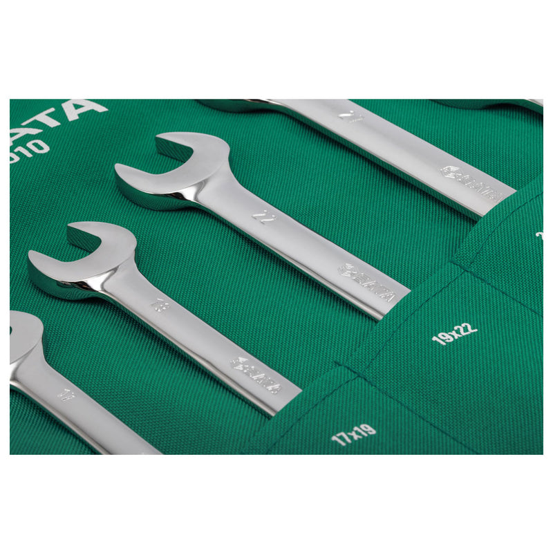 10件套全抛光开口扳手套装 SATA 08010