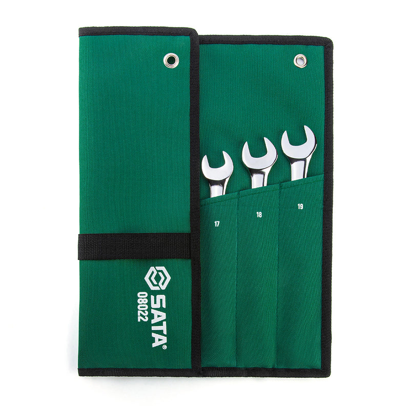 10PCS コンビネーションレンチセット 8mm～19mm SATA 08022