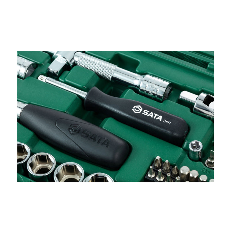 60個入り 1/2インチ ドクターソケットセット SATA 09007