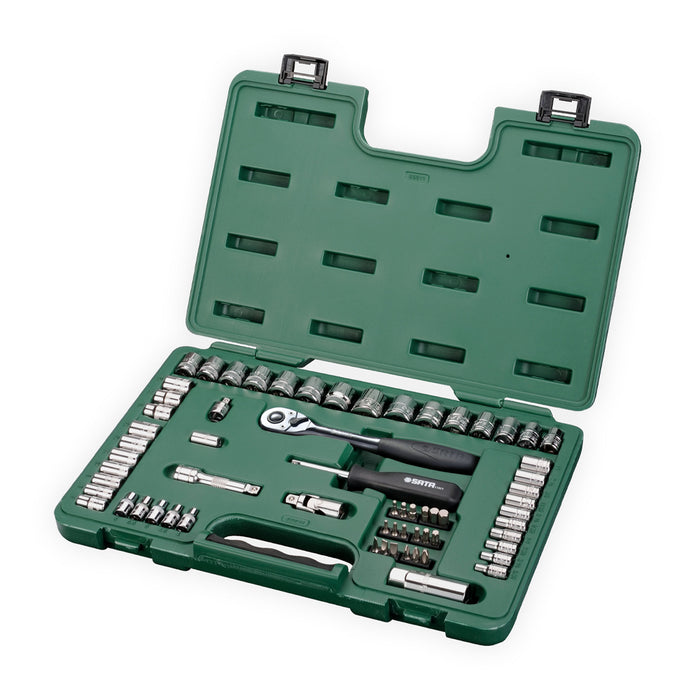 Bộ đầu tuýp 65 chi tiết 1/4" & 3/8" SATA 09011