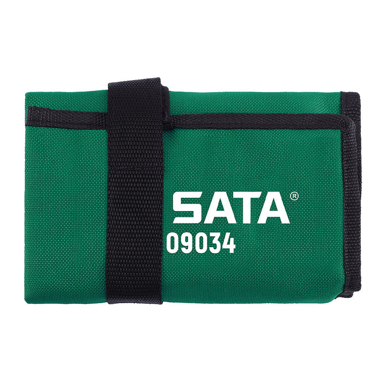 7点セット フルポリッシュ スタビーラチェットレンチセット 10mm - 19mm SATA 09034