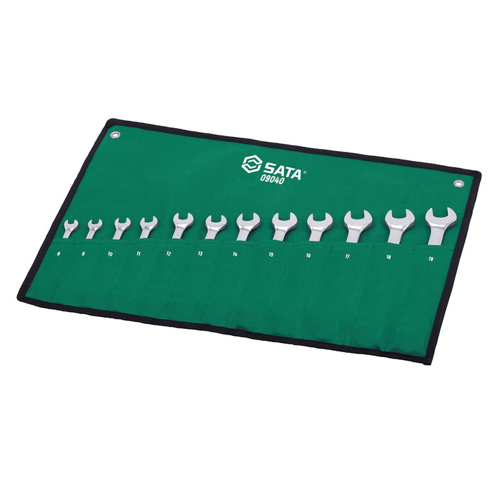 Bộ cờ lê tự động 2 đầu vòng miệng 12 chi tiết SATA 09040