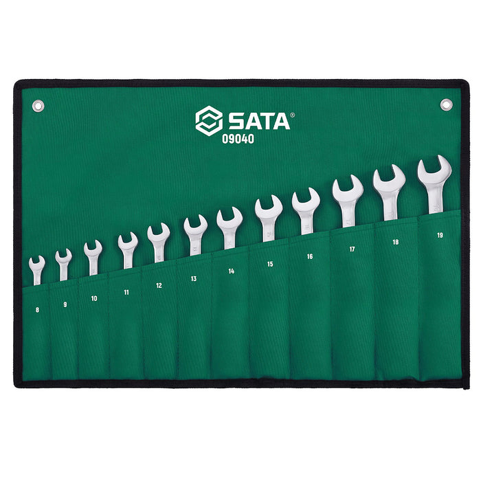 Bộ cờ lê tự động 2 đầu vòng miệng 12 chi tiết SATA 09040