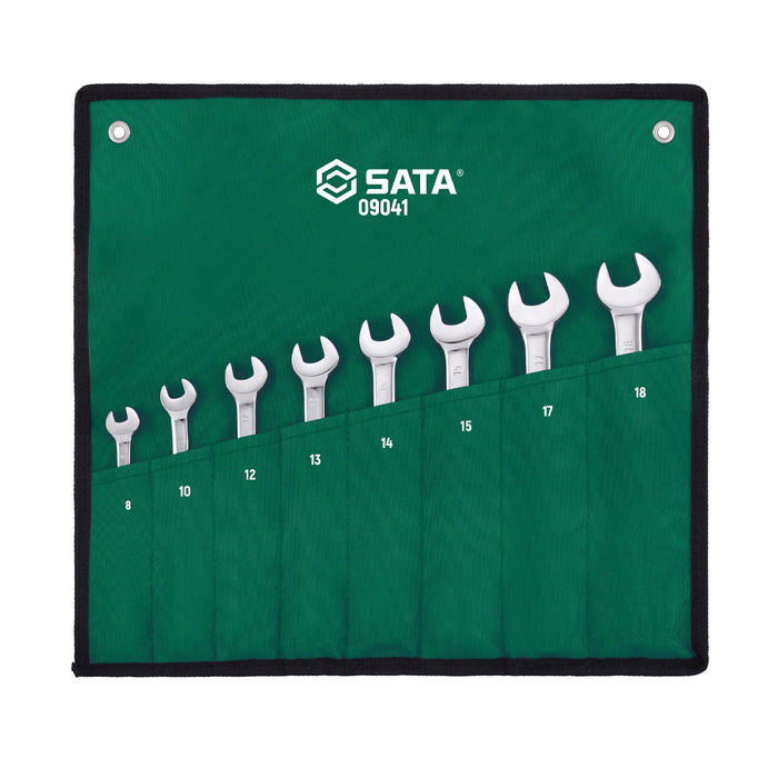 Bộ cờ lê vòng miệng tự động 8 chi tiết SATA 09041