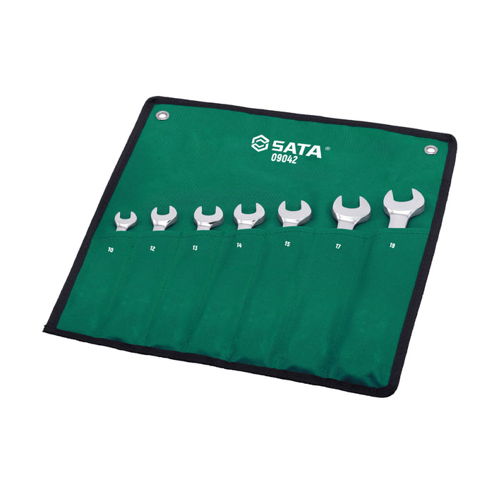 Bộ cờ lê vòng miệng lắt léo tự động 7 chi tiết SATA 09042