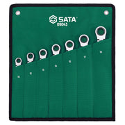 Bộ cờ lê vòng miệng lắc léo tự động SATA 09043 7 chi tiết từ 10mm-19mm