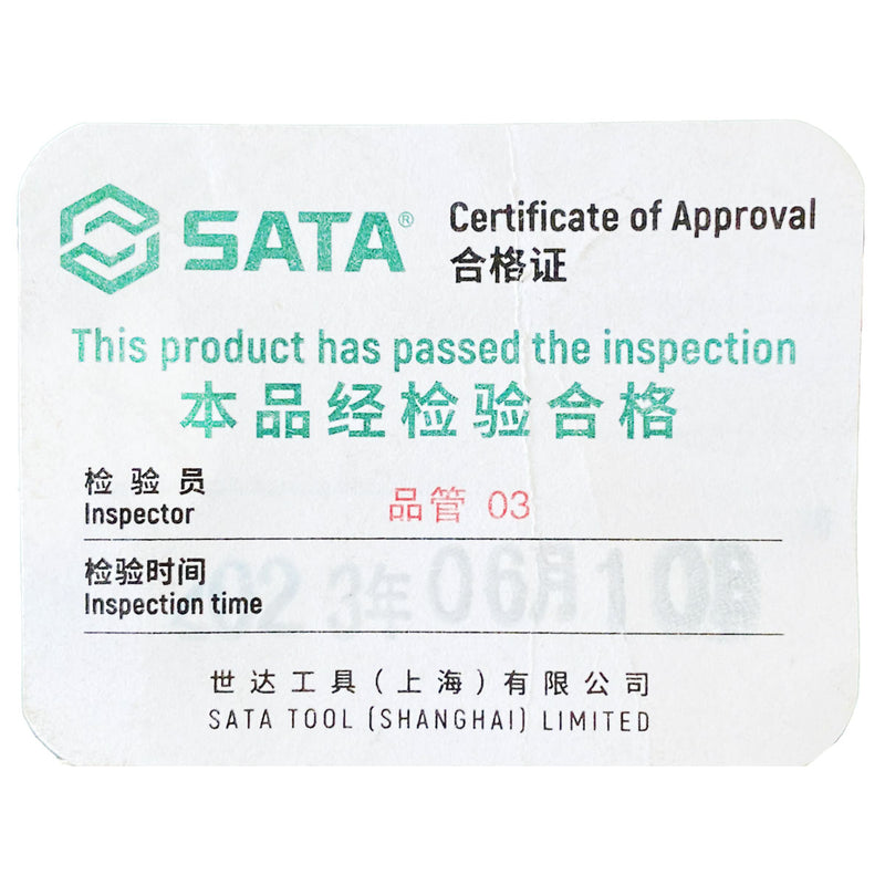 Bộ khay cờ lê vòng miệng tự động 8 chi tiết SATA 09079 kích thước từ 8mm - 19mm