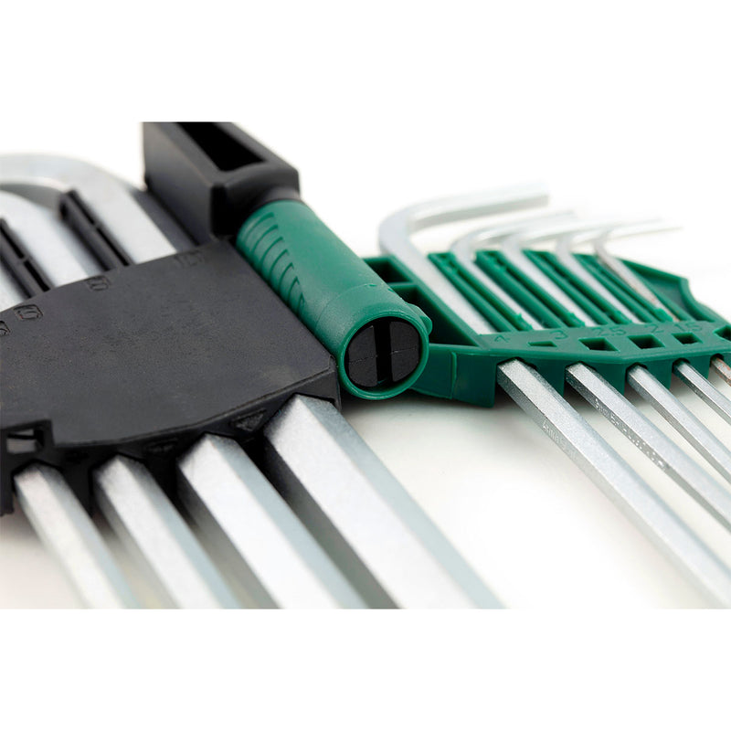 9 PCS EXTRA LONG HEX KEY SET MM (CrV) SATA 09103A