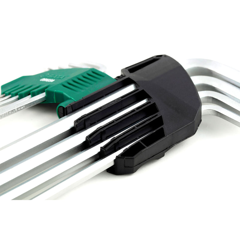 9本組 エクストラロング六角レンチセット MM (Cr-V) SATA 09103A