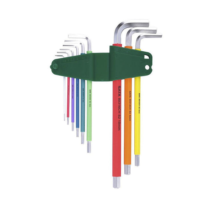 Bộ lục giác chống trượt 9 chi tiết, hệ mét 09103CH