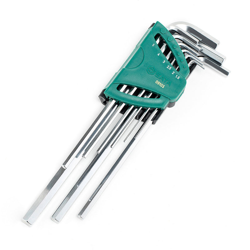 9Pc. Extra Long Hex Key Set SATA 09103