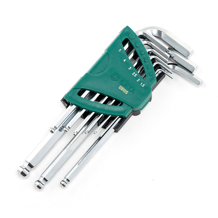 Bộ lục giác bi 9 chi tiết hệ mét 09105